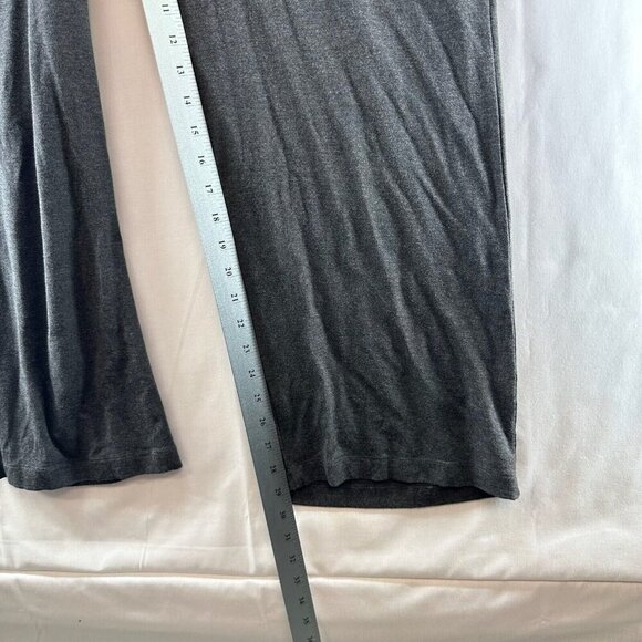 Soft Surroundings Jumpsuit Size L Tamara Cozy Jersey Zip Front Long Sleeve Gray - Picture 11 of 11